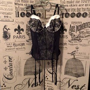 Victoria’s Secret black & white bustier